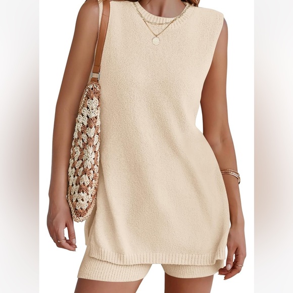 NWT NENONA matching set tunic and shorts beach outfit size small - Picture 2 of 10